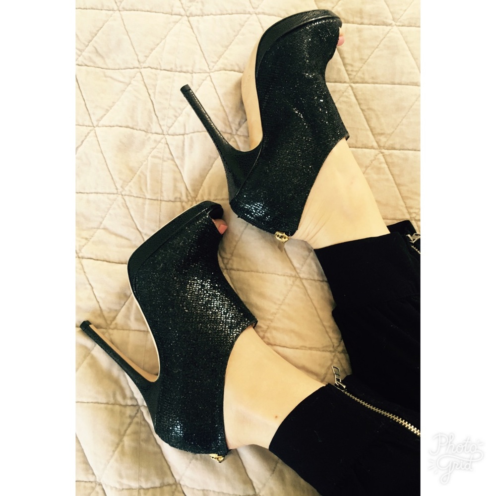 Jimmy Choo Black Ankle Booties Sleek Design